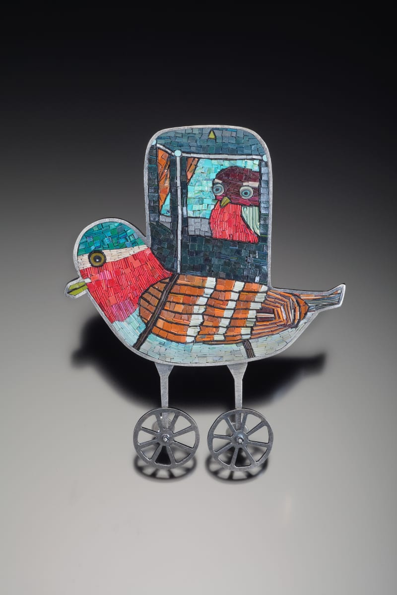 Wheelie Bird by Cynthia Toops  Image: Cynthia Toops and Nancy Bonnema