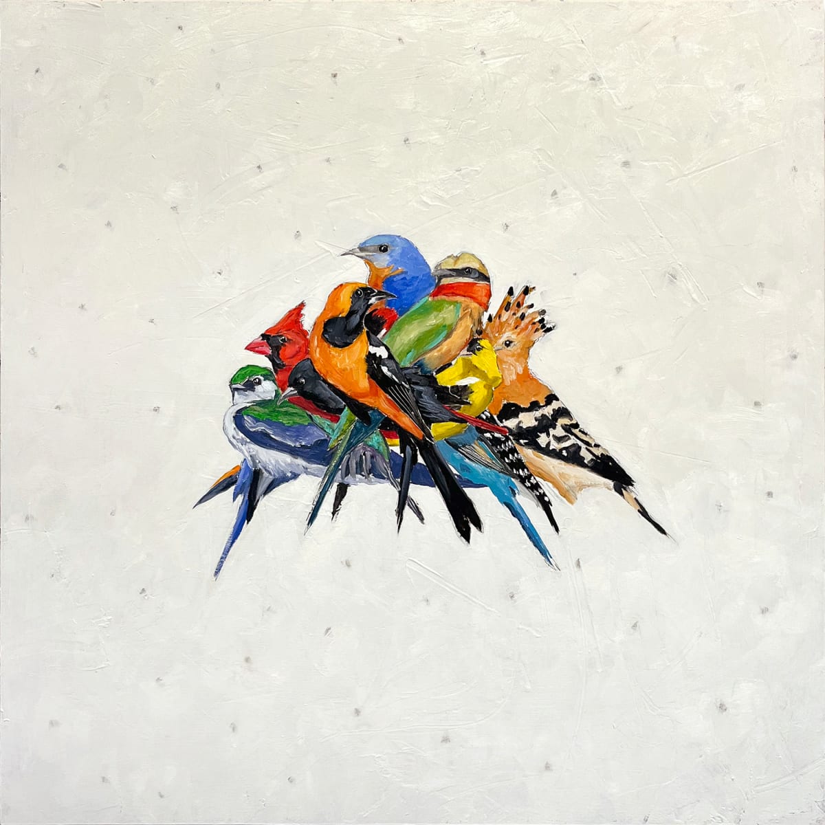 Cluster Flock 1 by Michael Dickter 