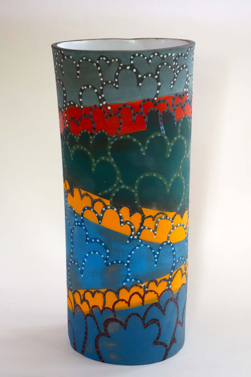 Dancing Uphill Vase by Christine Westergaard 