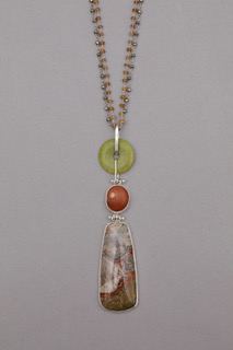 Mushroom Jasper Necklace by Denise Barr, Image 1.