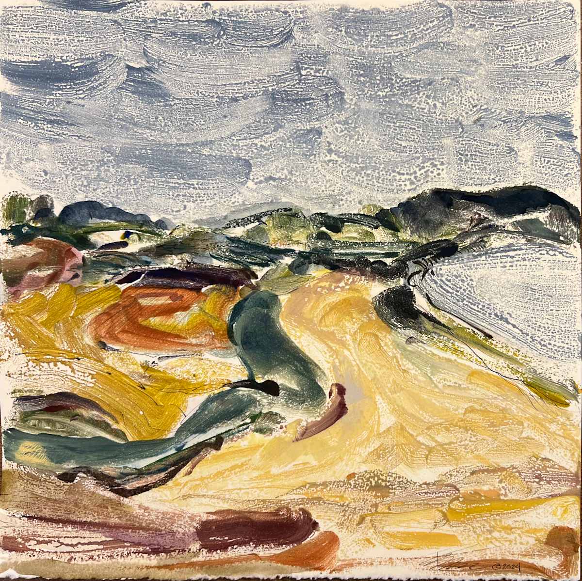 Ebey Prairie X by Bonnie Cook 