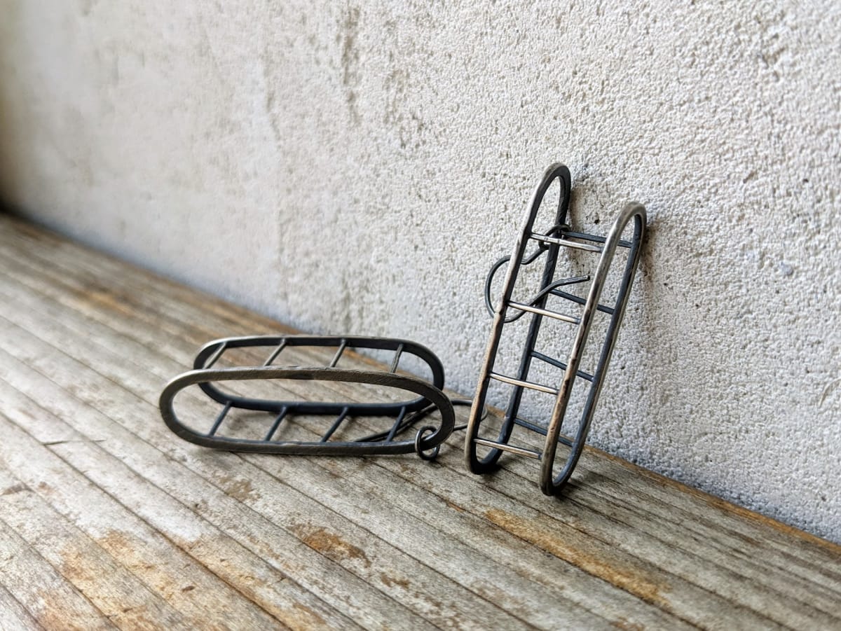 Endless Ladder Earrings by Sara Owens, Image 1.