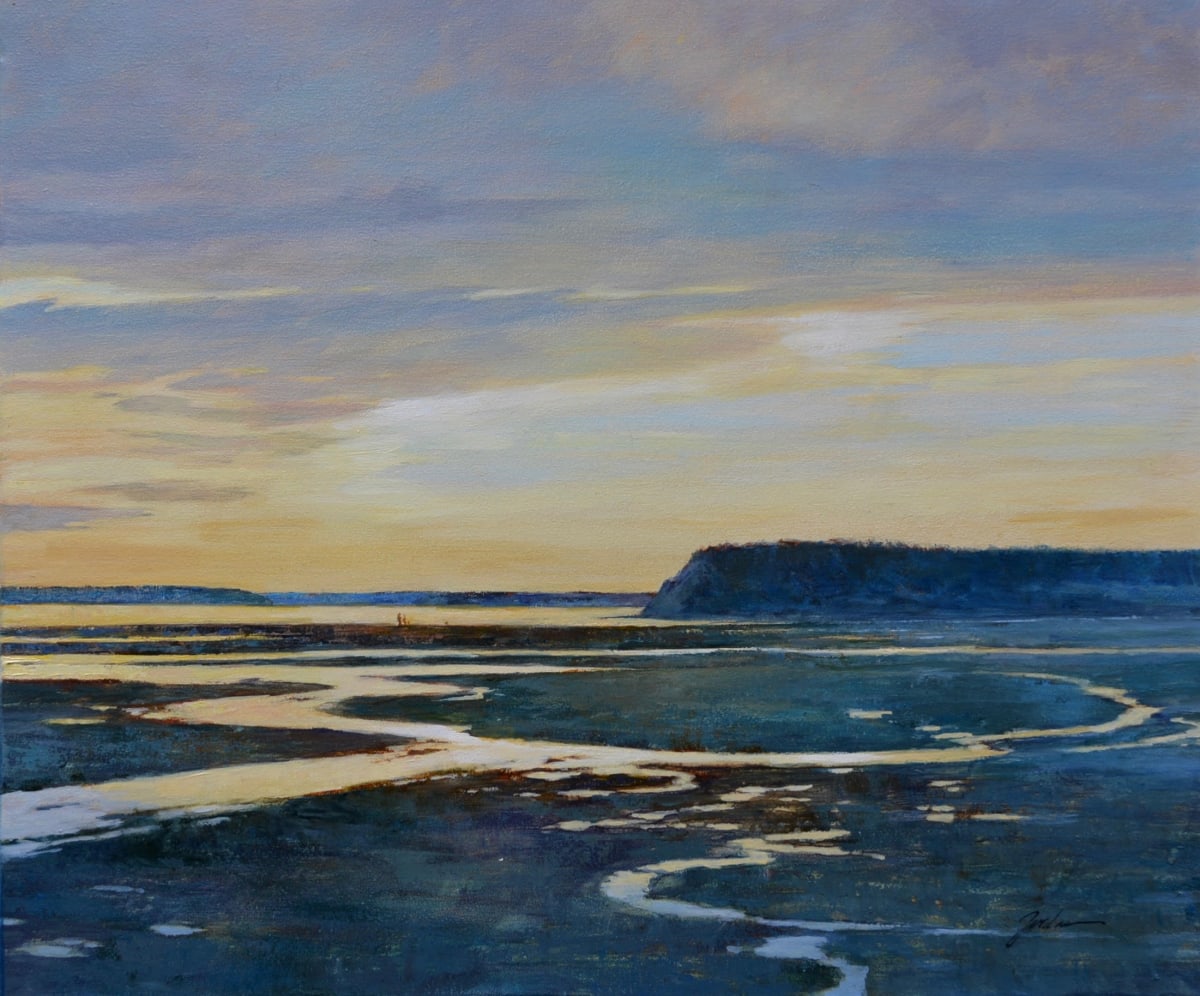 Evening, Low Tide by Pete Jordan 