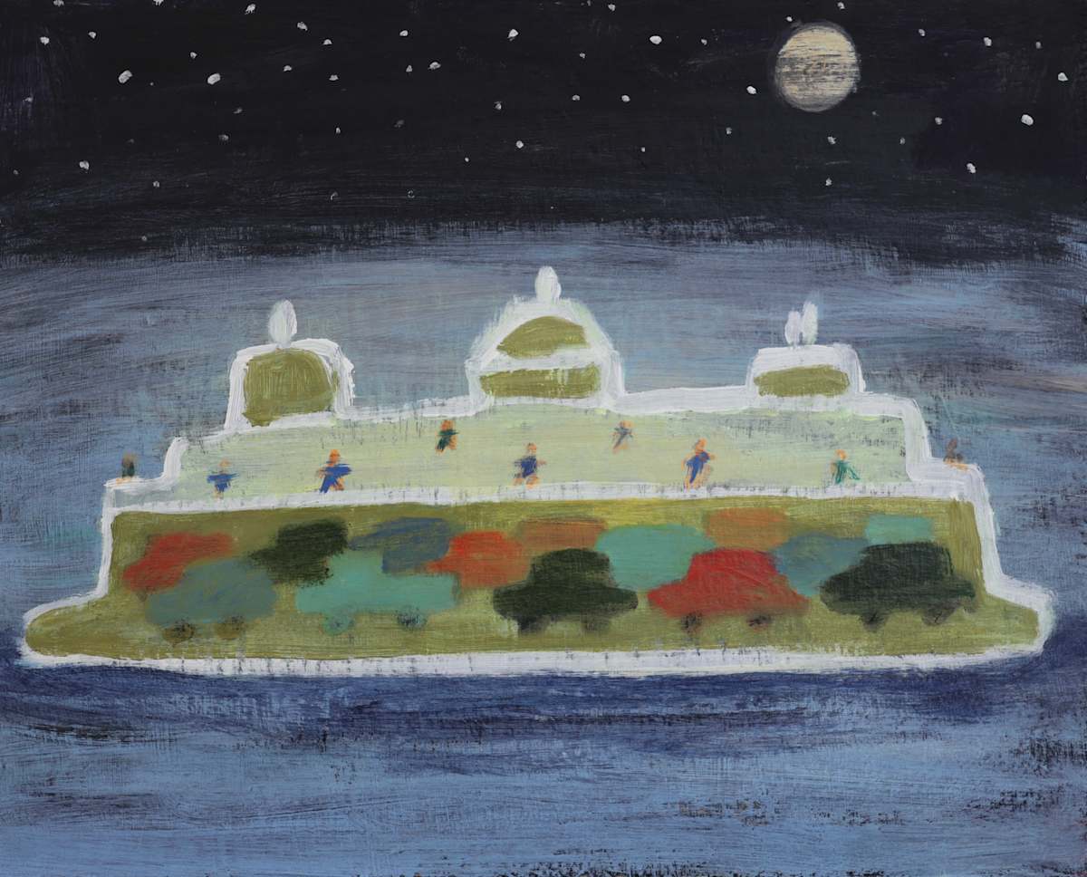 Ferry Walkers by Laura Hudson, Image 1.