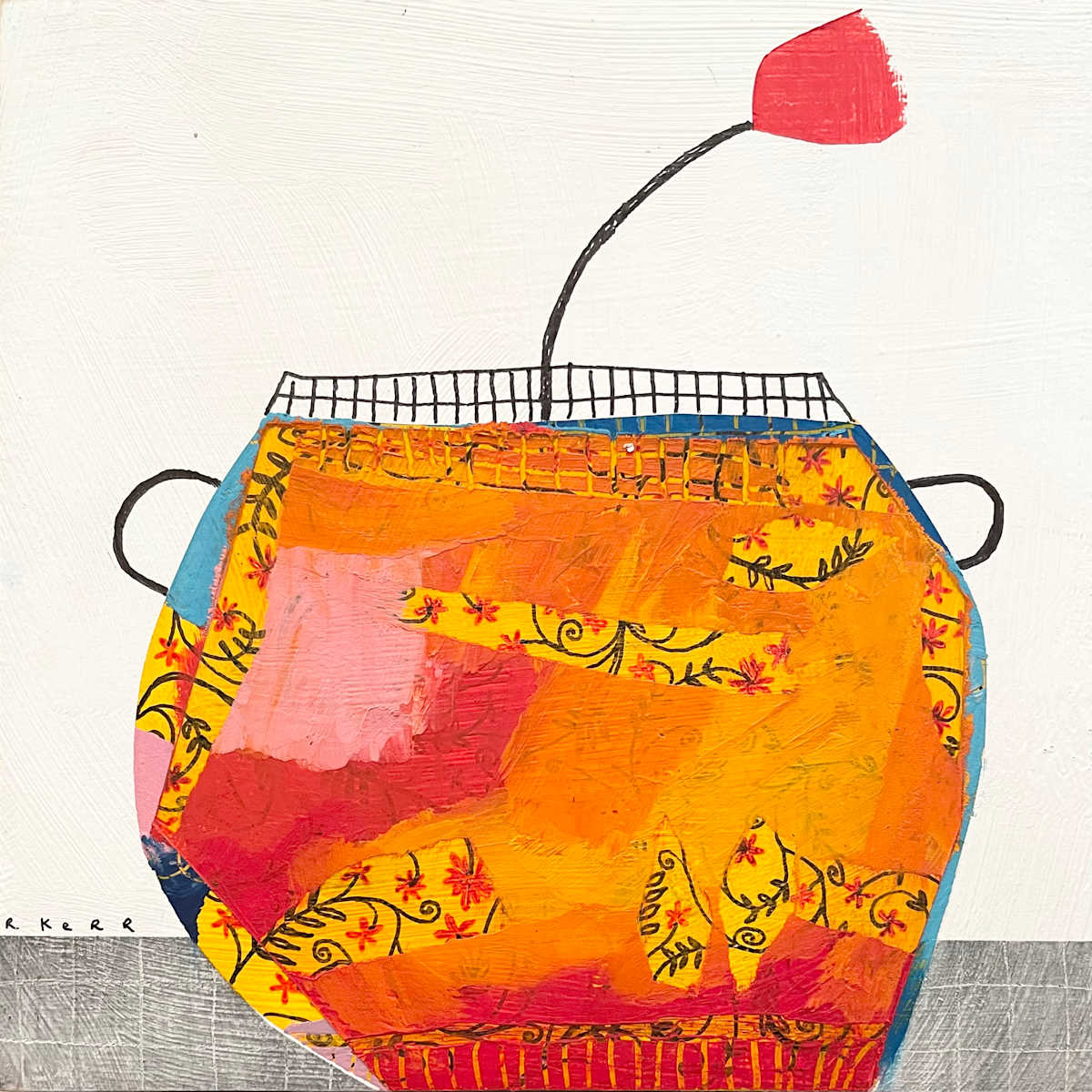 Flowery Wallpaper by Robin Kerr, Image 1.