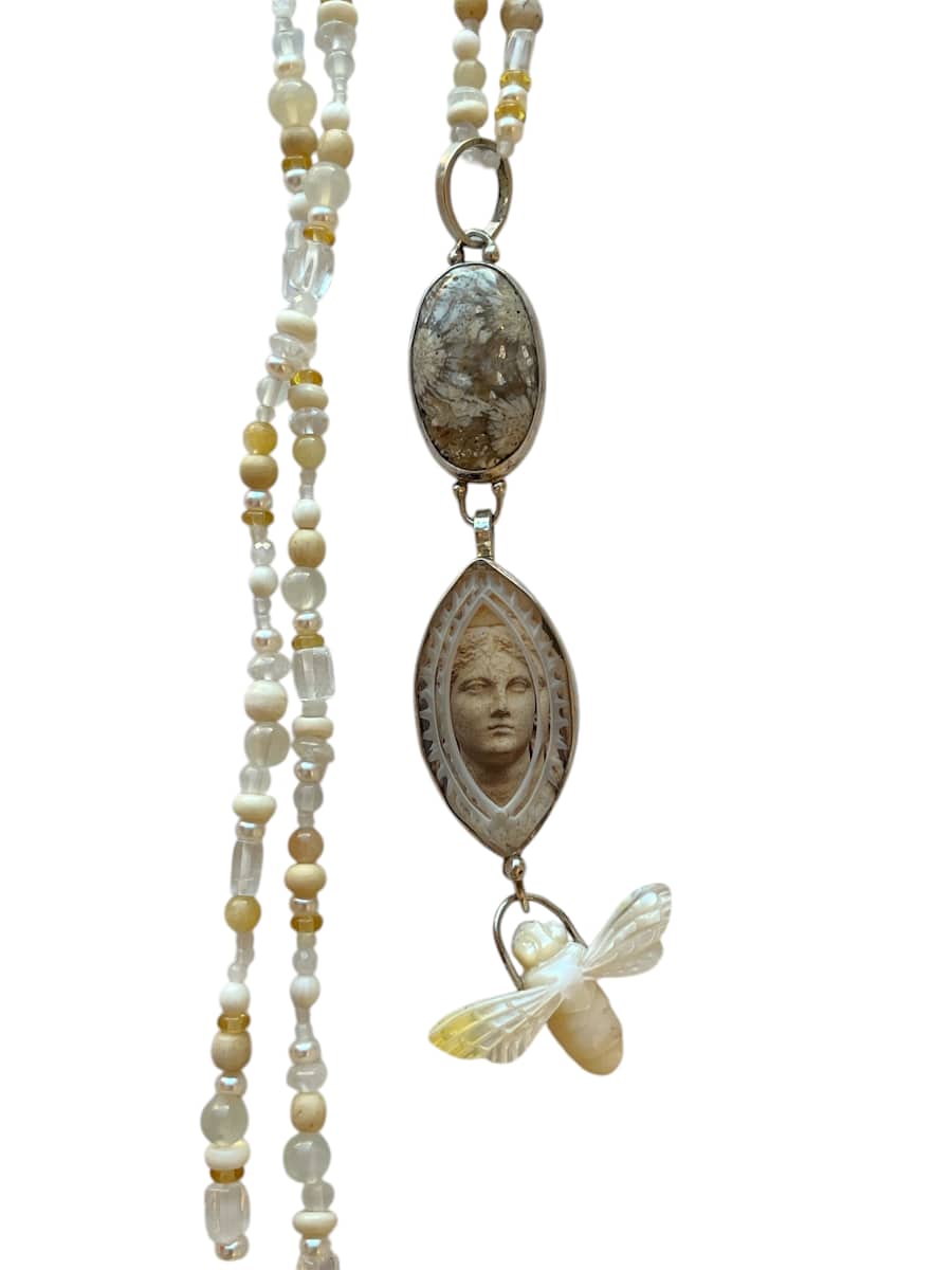 Goddess Bee Necklace by Denise Barr, Image 1.