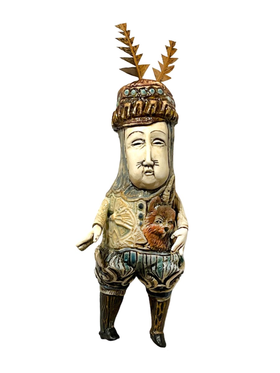 Wall Doll with Monster by John and Robin Gumaelius, Image 1.