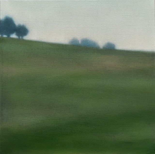 Hillside with Watching Trees by Christie Scheele 