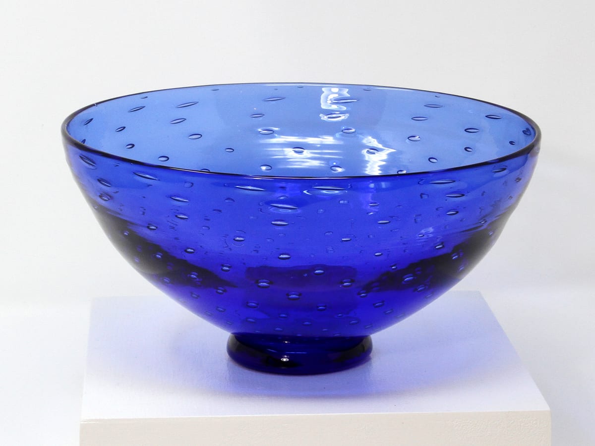 Blue Bubble Bowl by Katrina Hude 