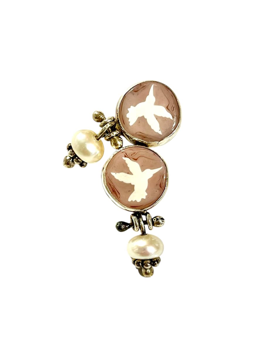 Hummingbird Earrings by Denise Barr, Image 1.