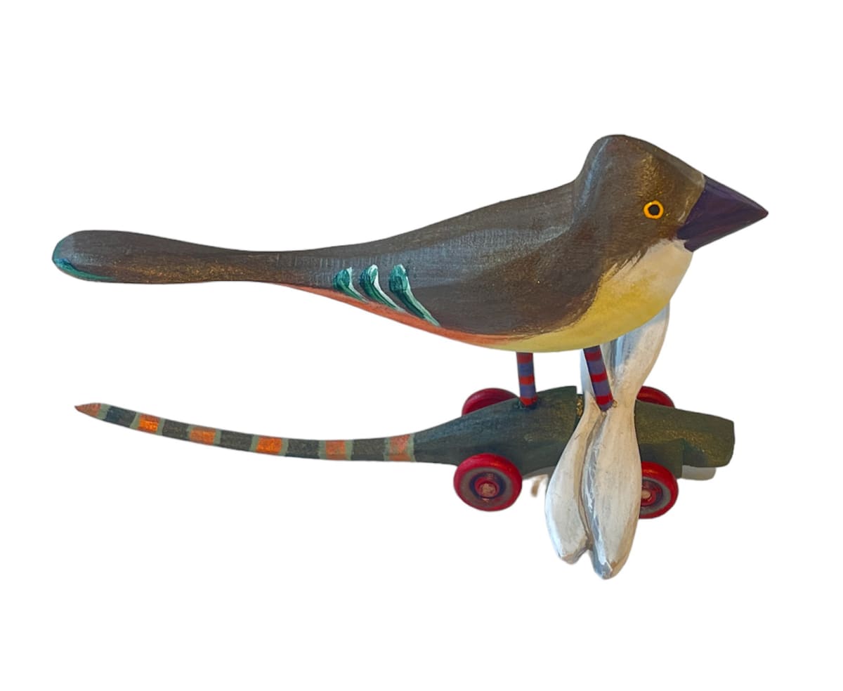Bird with Dragonfly by Dona Dalton, Image 1.