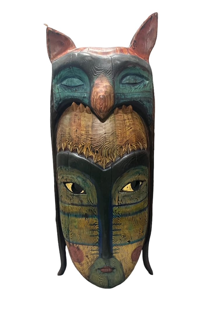 Owl Mask by John and Robin Gumaelius 
