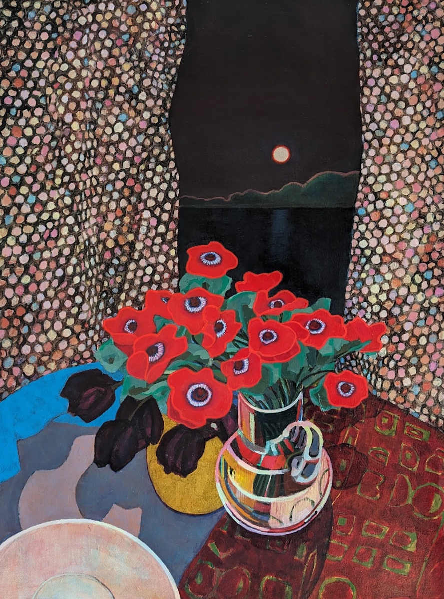 Red Anemones by Christie West 