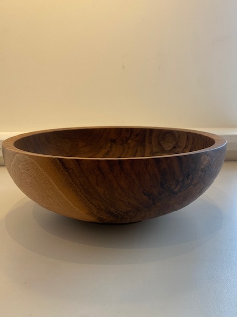 Turned English Walnut Bowl #58 by Dale Larson, Image 1.