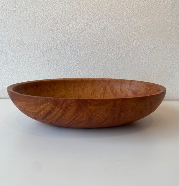 Madrone Oval Bowl #101 by Dale Larson 