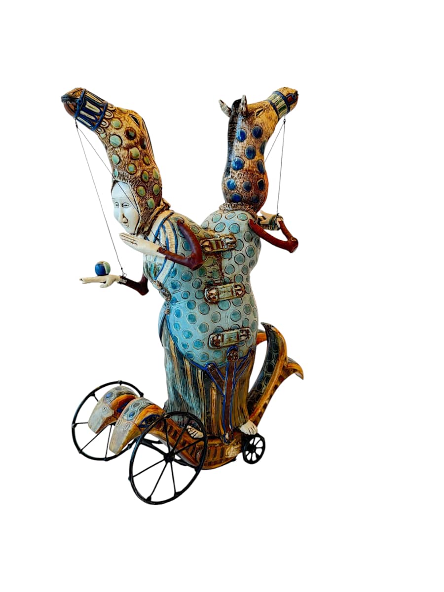 Going This Way and That (Rocking Horses) by John and Robin Gumaelius 
