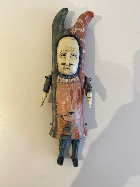 Wall Doll 3 by John and Robin Gumaelius 