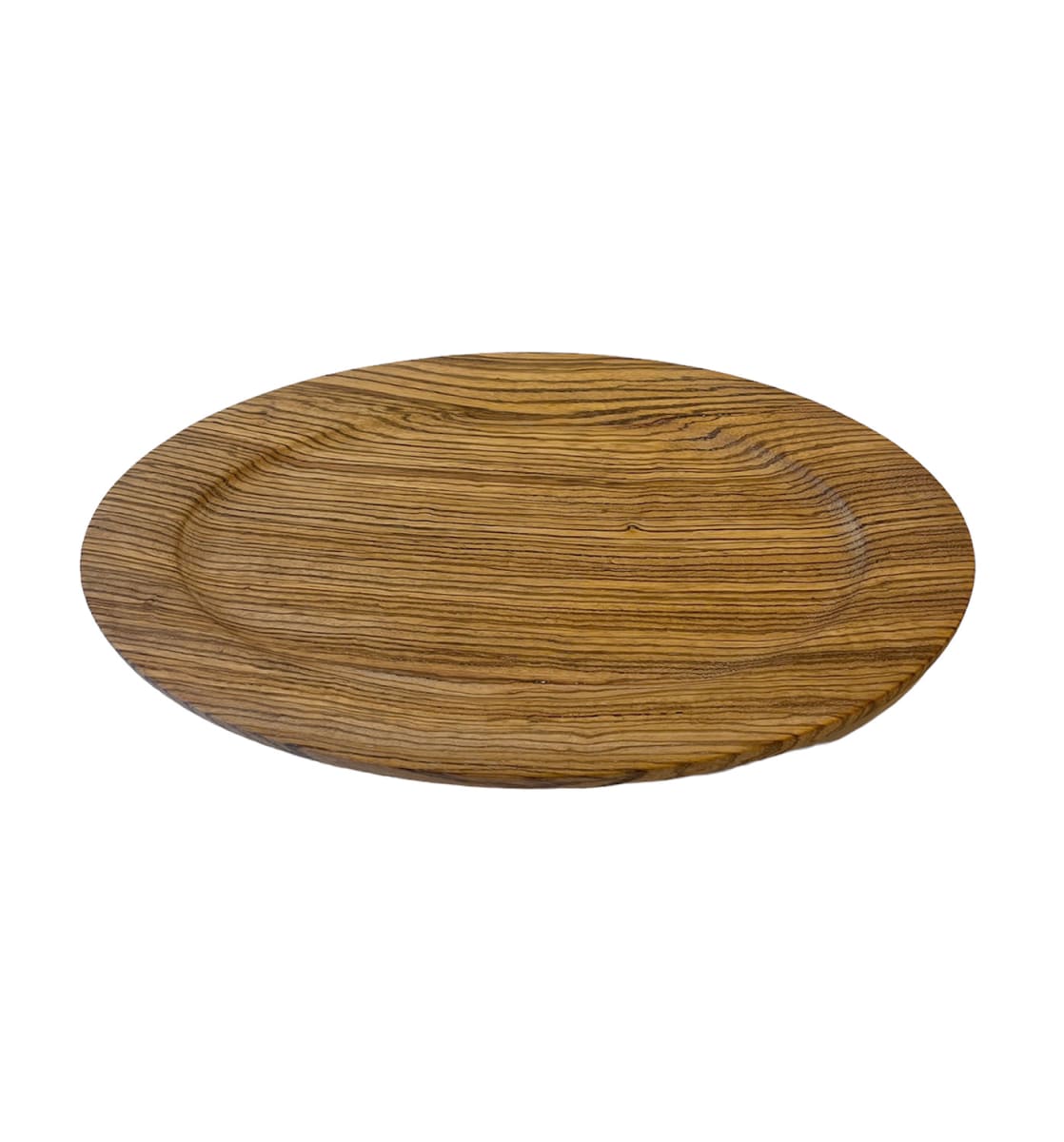 Zebrawood Oval Platter #112 by Dale Larson 