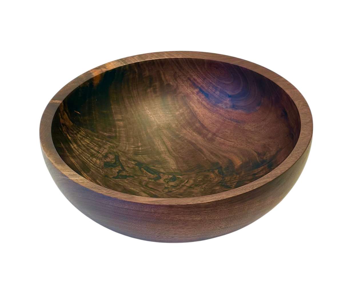 Black Walnut Bowl #129 (feathered) by Dale Larson, Image 1.