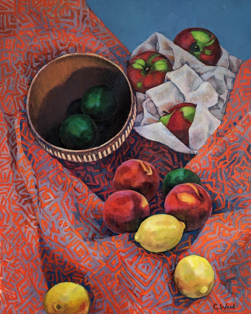 Limes in Bowl by Christie West 