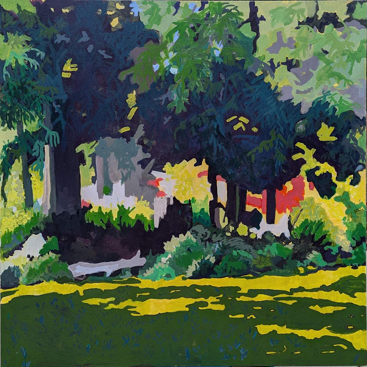 Late Summer In The Yard by Mary Tapp 