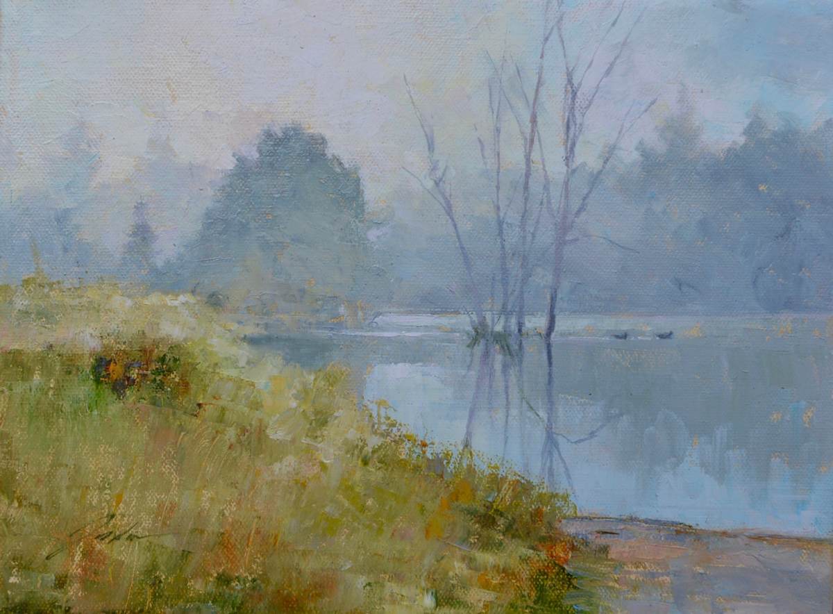 Mist and Pond, Whidbey Island by Pete Jordan, Image 1.