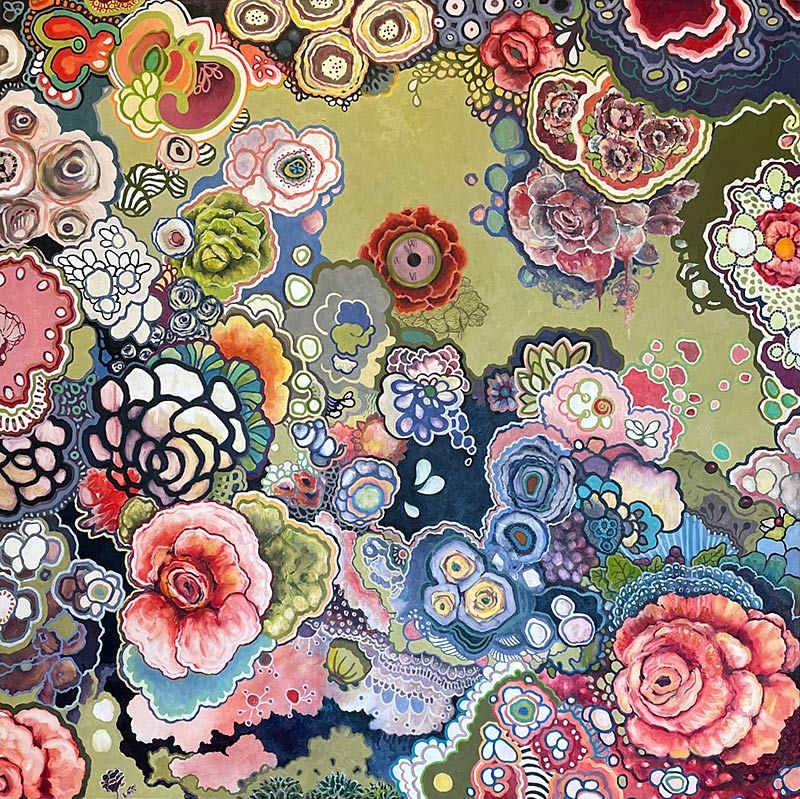 Painting The Roses Red by Elizabeth Bruno 