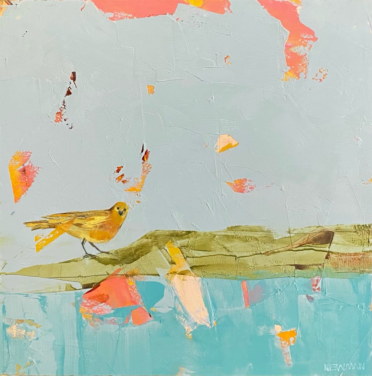 Peaceful Perch by Marlise Newman 