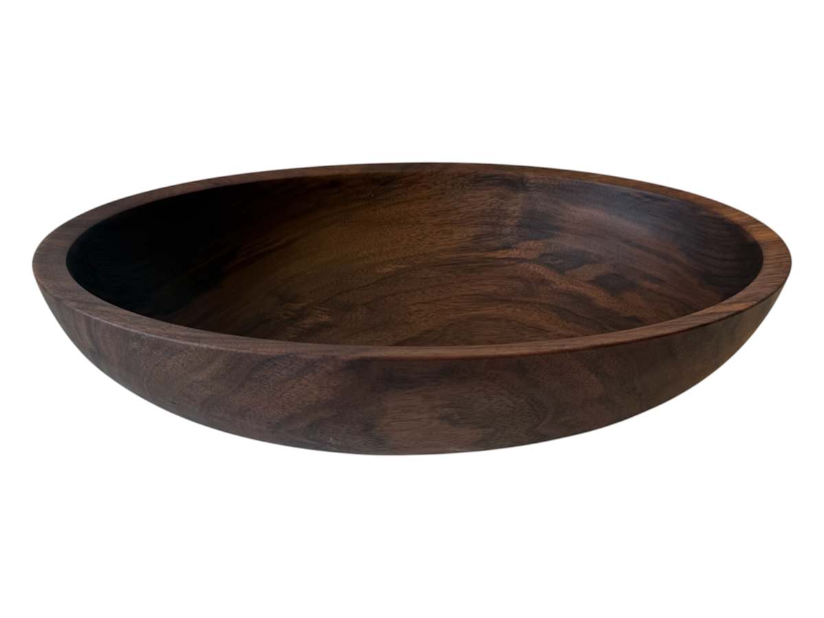Black Walnut Oval Bowl #178 by Dale Larson, Image 1.