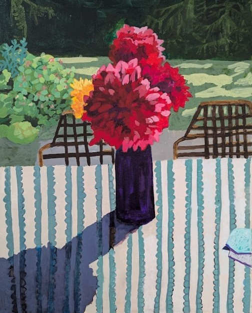 Table Top in August by Mary Tapp 