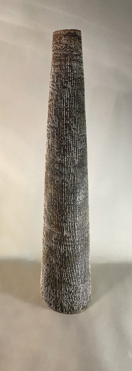 Tall Striated Vessel by Brian O'Neill 