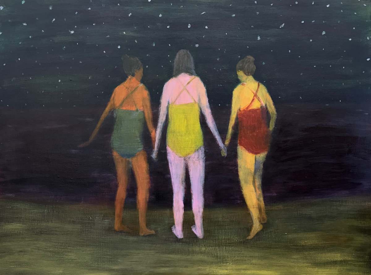Three Swimmers by Laura Hudson 