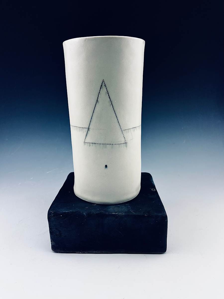 Triangle Vase by Jan Lipetz, Image 3.