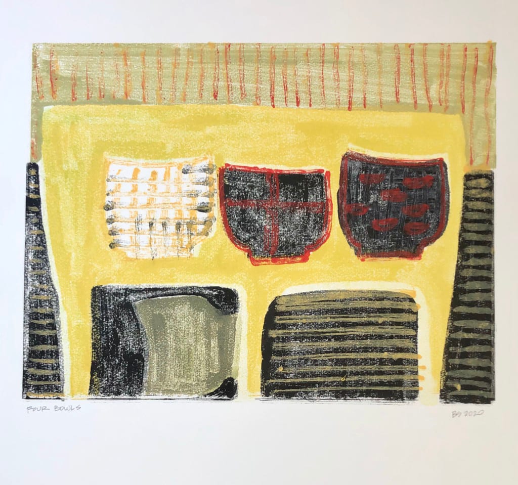 Four Bowls by Becky Street, Image 1.