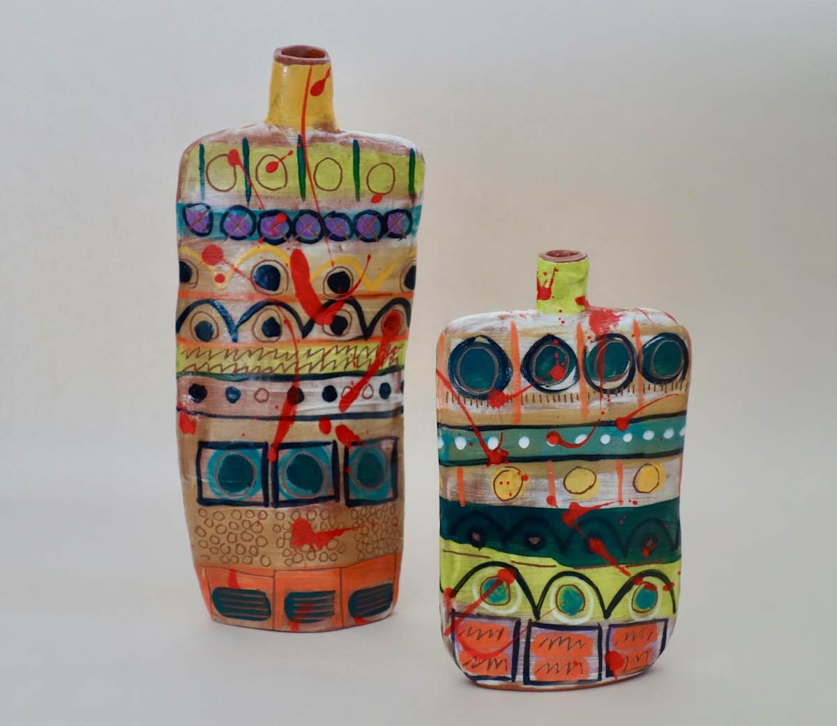 Flask 2 (right in picture) by Christine Westergaard 