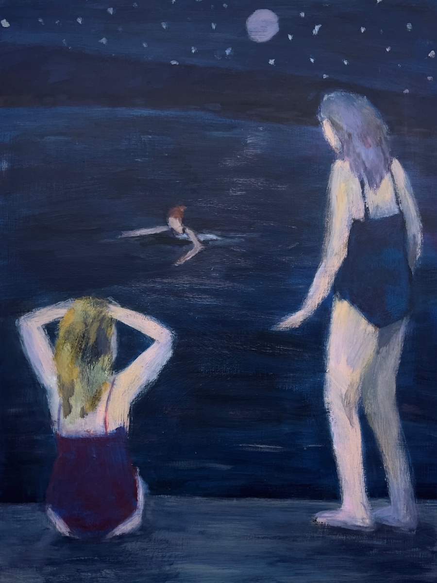 Goss Lake Night Swimmers by Laura Hudson 