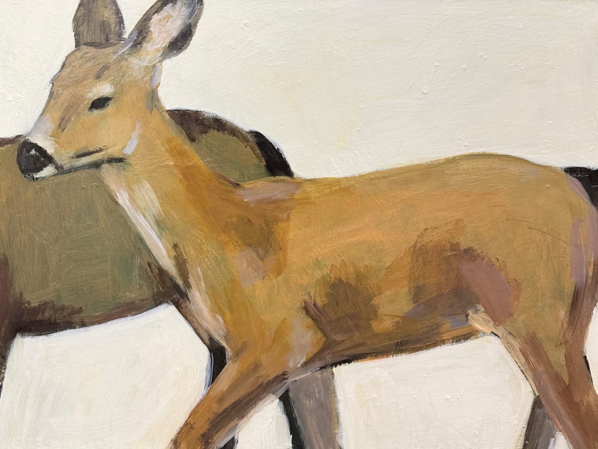 Backyard Deer by Laura Hudson 