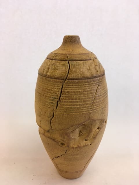 Tall Yellow Pot by Michael Scott, Image 1.