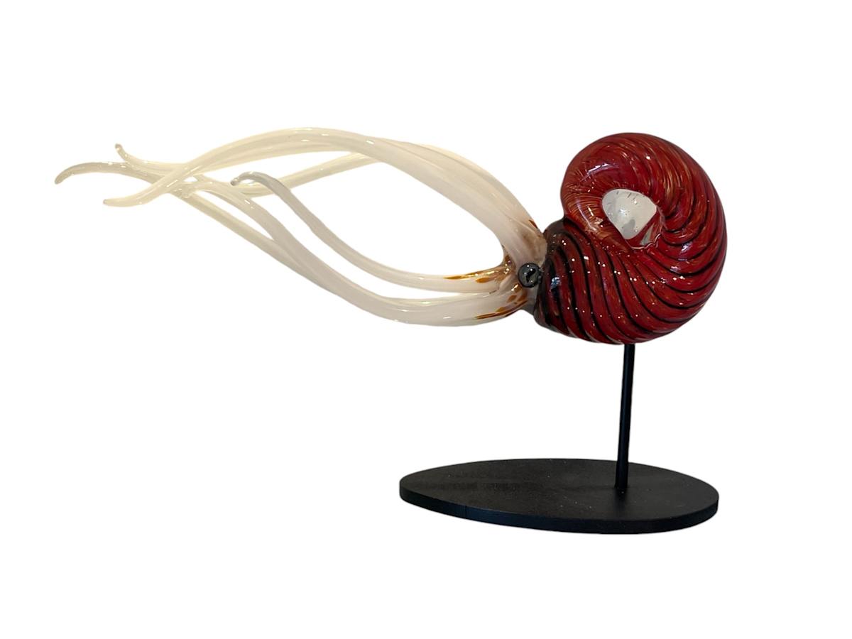 Red Nautilus by Jennifer Caldwell 
