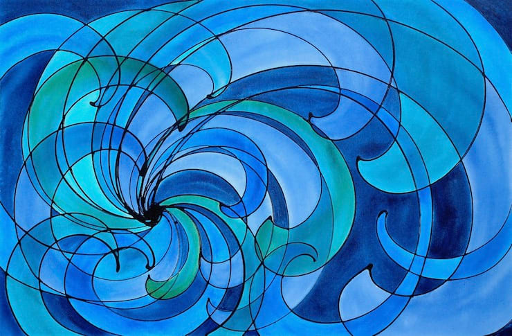 Gravitational Waves #27 by Melynda Van Zee, Image 1.