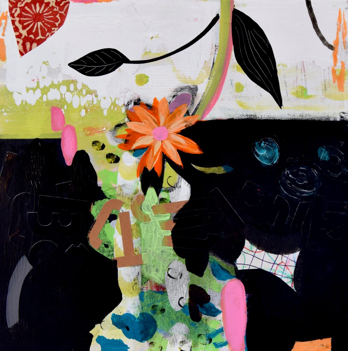 Faces and Flowers by Ellen Dieter, Image 1.