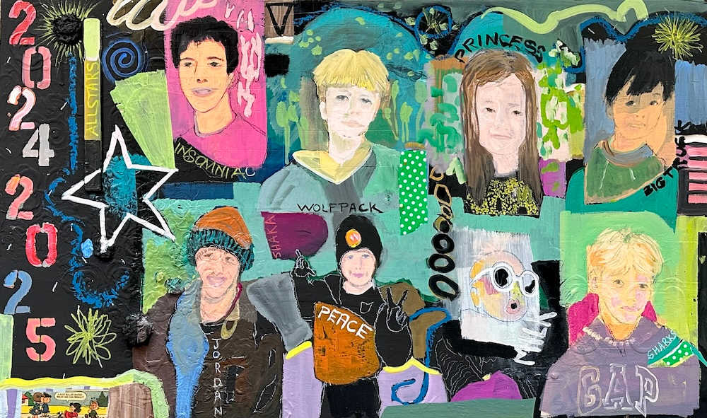 Family Portrait - New Year's Eve 2024-2025 collaboration by Ellen Dieter 