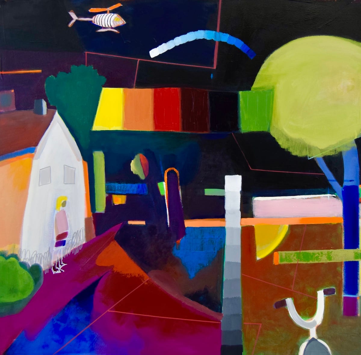 Looking Outside to See Inside Shenanigans by Ellen Dieter, Image 1.