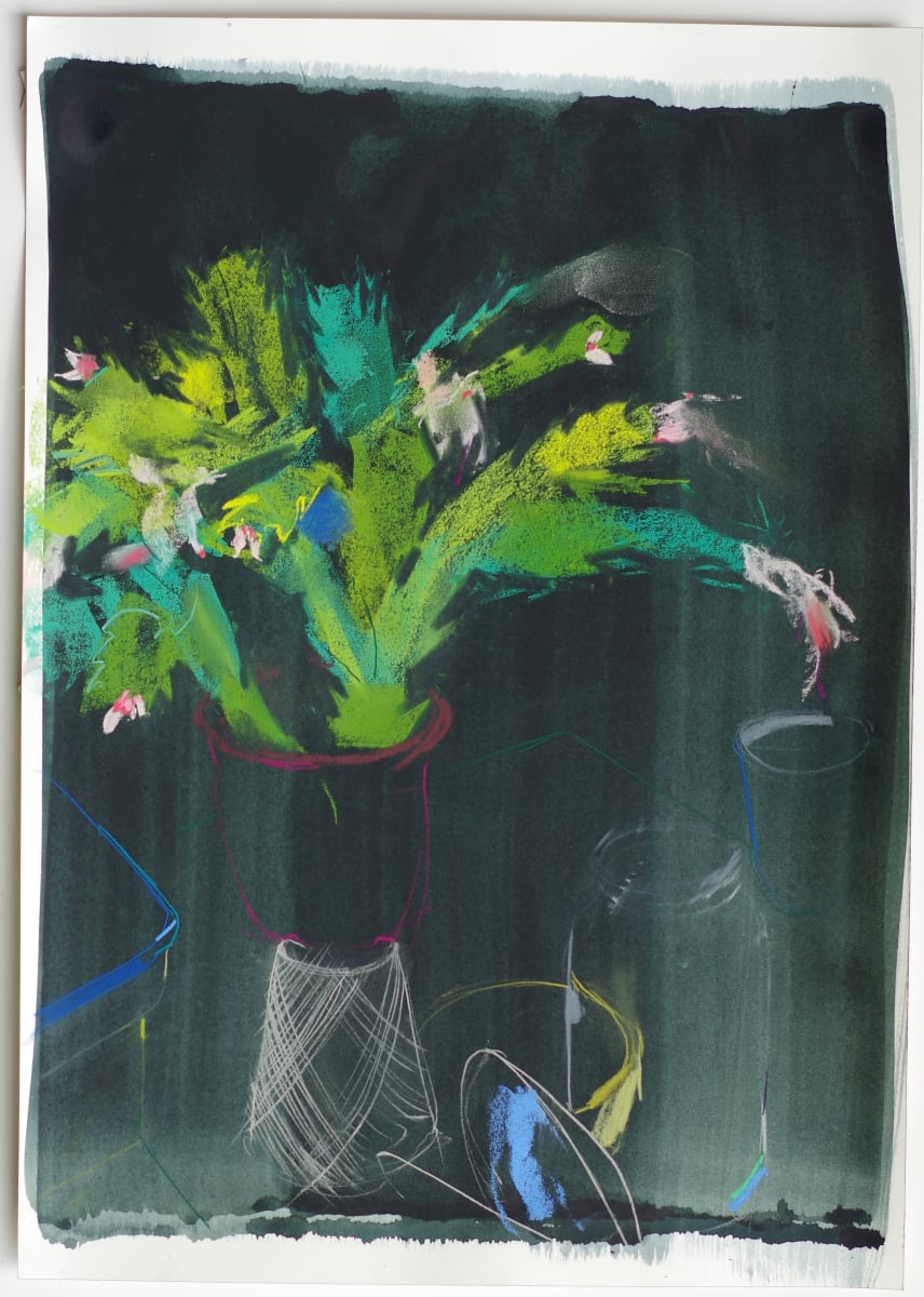 Zygocactus and Jar by Melissa Mohammadi 