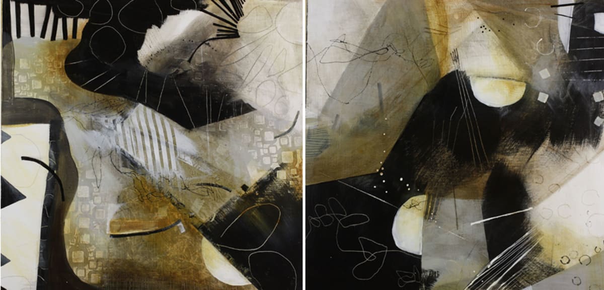 An Unknown Place/DIPTYCH by Mandy Bankson 
