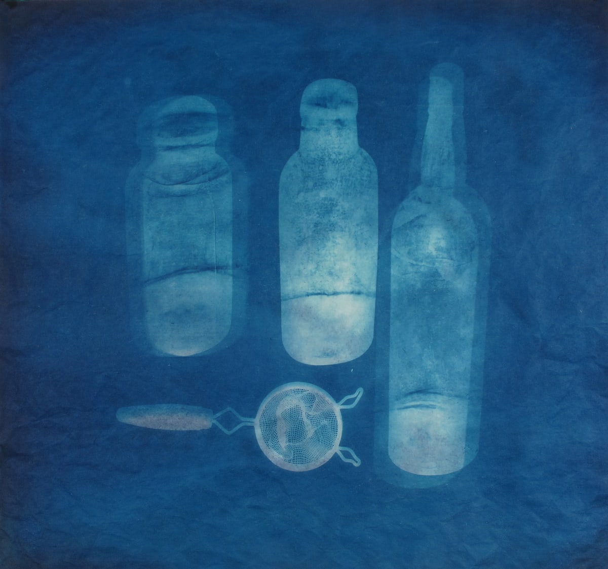 Bottles and Strainer by Bonnie Baker Studio 