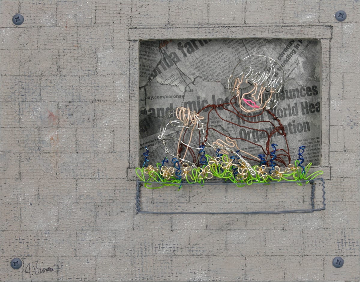 Isolation #3 - The Gardener by Judy Vienneau  Image: front view