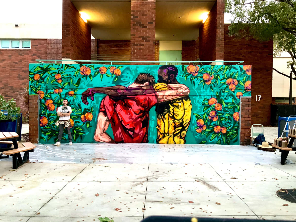 Brotherhood  Image: Commissioned mural by Broward College 
