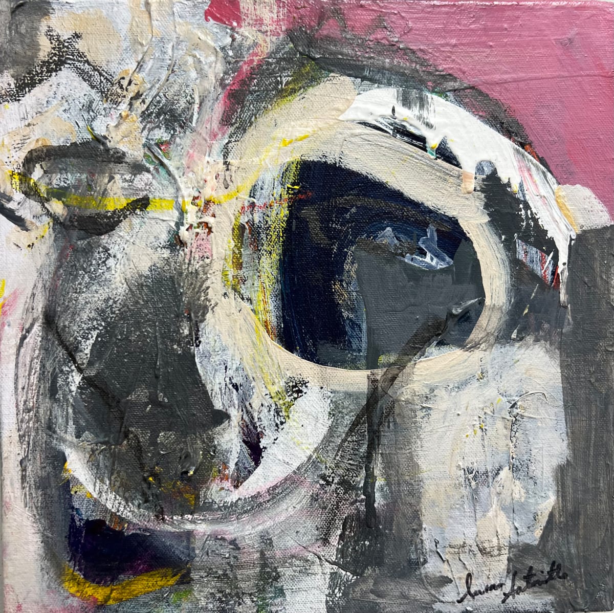 Pink Portrait 3 by Susan Antoinette 