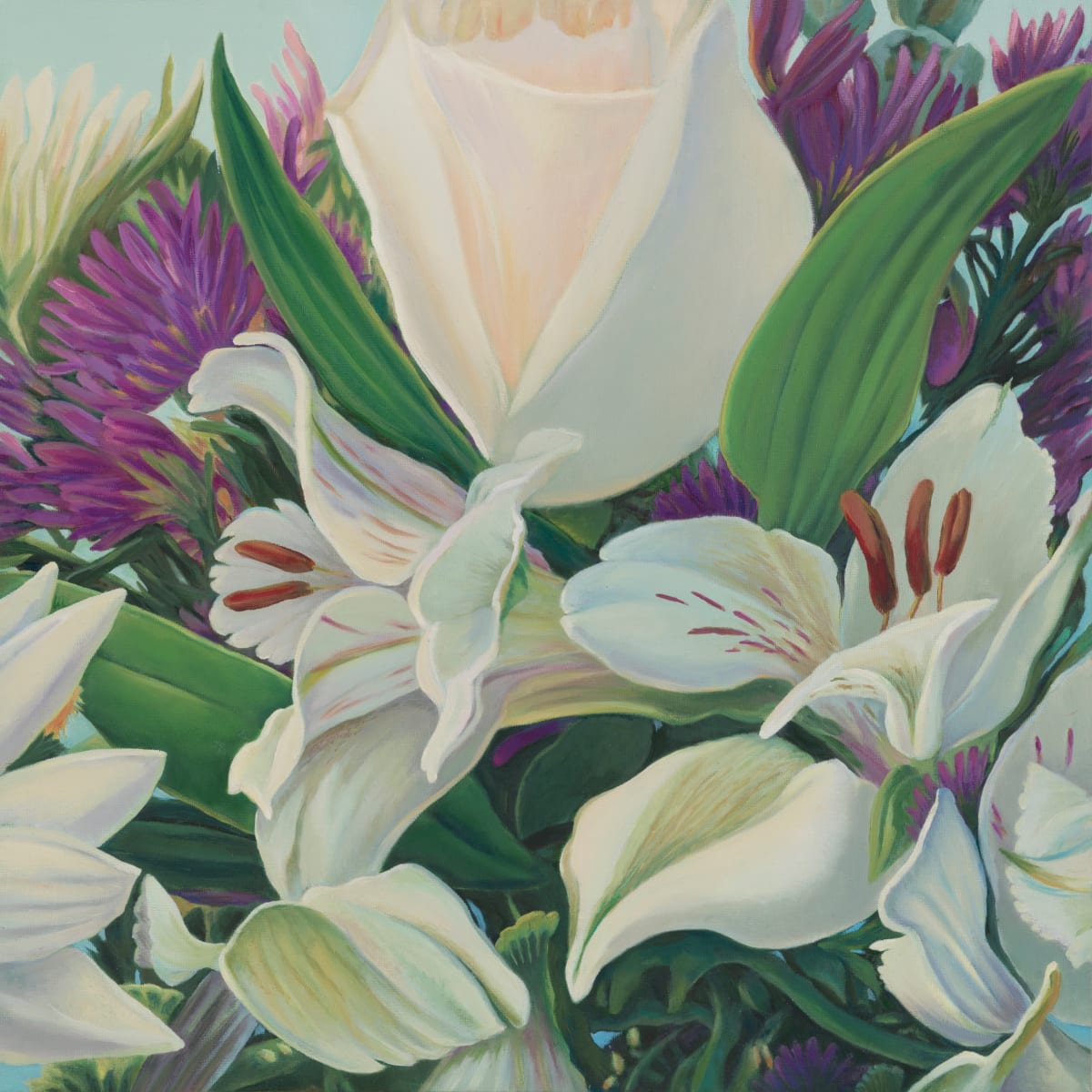White Bouquet by Carol L. Adamec 
